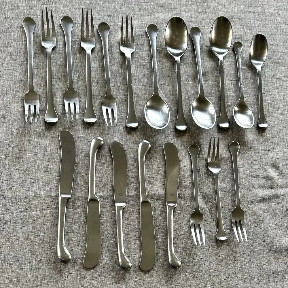 Dansk Kobenhavn Satin 20 Pc 18/10 Stainless Steel Flatware Mixed Lot - Korea